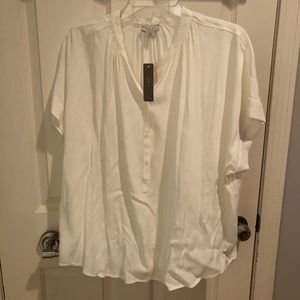 JCrew Point Sur Ivory Top